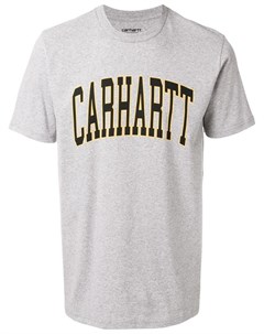 Футболка с принтом логотипом Carhartt