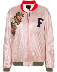 Декорированная куртка бомбер Femme by michele rossi