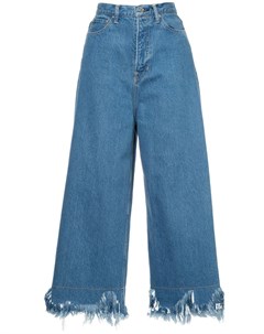 Укороченные джинсы клеш Cityshop