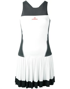 Приталенное плиссированное платье Adidas by stella mccartney
