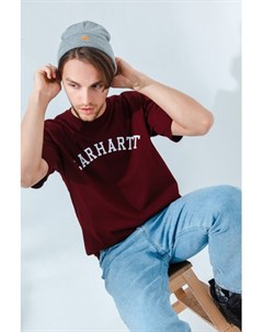 Футболка S S University T Shirt Bordeaux White S Carhartt