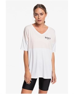 Женская спортивная футболка Crazy Happy Day BRIGHT WHITE wbb0 XL Roxy