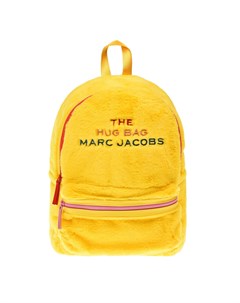 Желтый рюкзак из эко меха 27x40x19 см детский Little marc jacobs