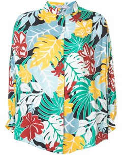 Рубашка с тропическим рисунком Patbo