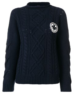 Вязаный свитер с логотипом Mr & mrs italy