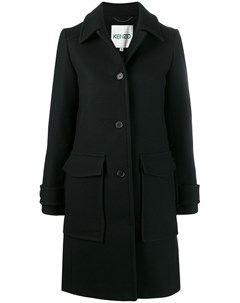 Однобортное пальто Kenzo