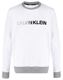 Свитер с фактурным логотипом Calvin klein