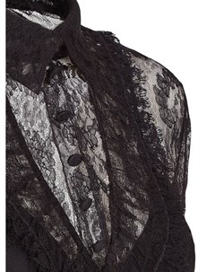 Кружевная блузка на пуговицах Fendi