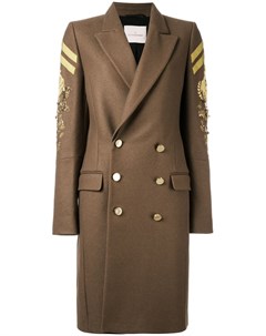 Двубортное пальто в стиле милитари A.f.vandevorst