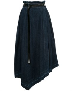 Асимметричная джинсовая юбка Aula