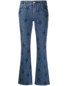 Расклешенные джинсы с принтом Stella mccartney