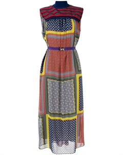 Трикотажное платье со вставками Kolor