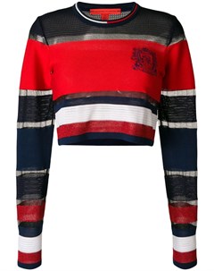 Укороченный джемпер в полоску Hilfiger collection