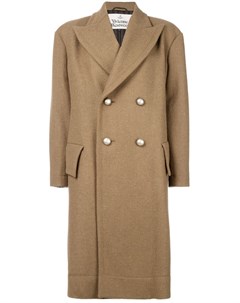 Двубортное расклешенное пальто Vivienne westwood