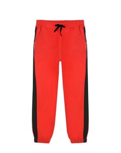 Красные спортивные брюки с лампасами детские Ermanno scervino