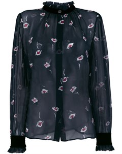 Блузка с цветочным принтом Armani jeans