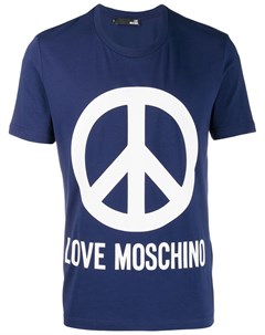 Футболка с принтом Love moschino