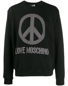 Толстовка с декорированным логотипом Love moschino