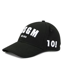 Бейсболка с вышитым логотипом Msgm
