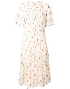 Расклешенное платье с цветочным рисунком Masscob
