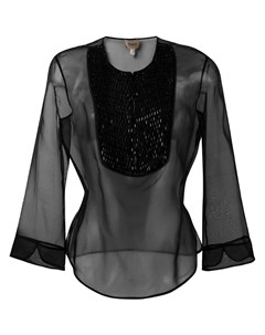 Полупрозрачная блузка с рукавами три четверти Armani collezioni