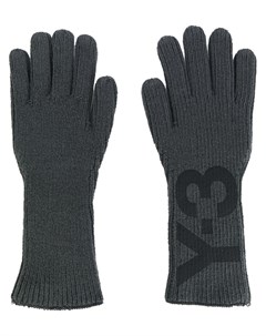 Перчатки с принтом логотипа Y-3