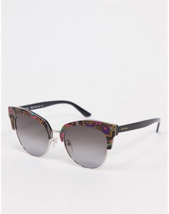 Круглые солнцезащитные очки с мраморным эффектом Etro