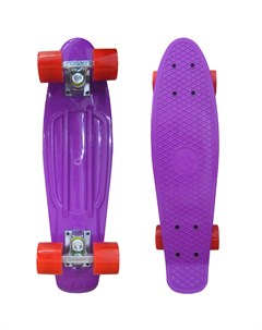 Скейтборд фиолетово красный Ecobalance