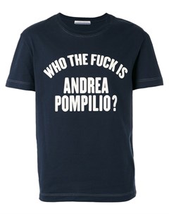 Футболка who the fuck Andrea pompilio