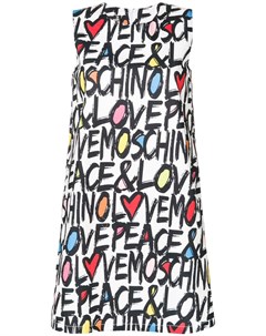 Платье с логотипом Love moschino