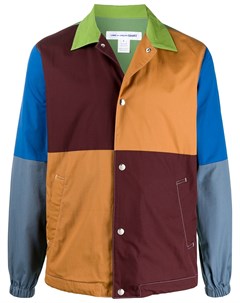 Куртка рубашка в стиле колор блок Comme des garçons shirt