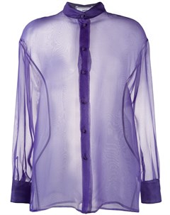 Прозрачная блузка с длинными рукавами Ami paris