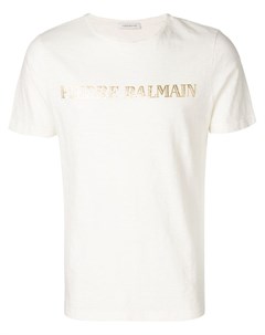 Футболка с логотипом Pierre balmain