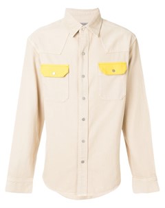 Рубашка с контрастным карманом Calvin klein jeans