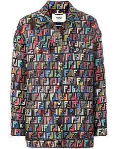 Пиджак с принтом логотипа FF Fendi