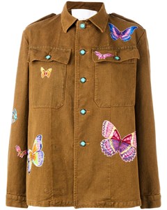 Куртка с заплатками в виде бабочек Giada benincasa