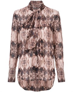 Удлиненная блузка с абстрактным принтом Thomas wylde