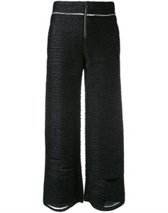 Укороченные брюки с потертой отделкой Aviù