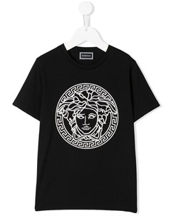 Футболка с логотипом Medusa Versace kids