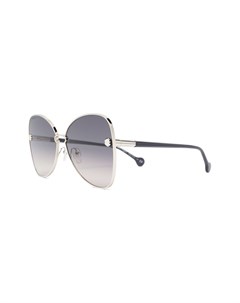 Массивные солнцезащитные очки с градиентными линзами Salvatore ferragamo