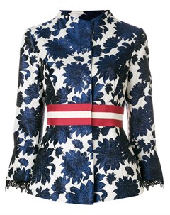 Жаккардовый пиджак с цветочным узором Bazar deluxe