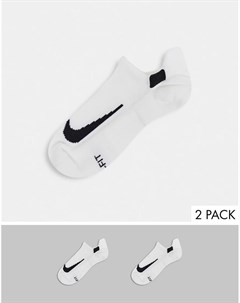 2 пары белых носков Nike running