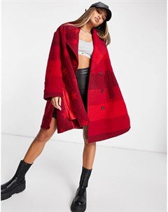 Красное стеганое пальто накидка Collections Tommy hilfiger