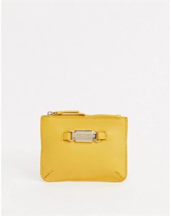 Кожаный кошелек желтого цвета Paul costelloe