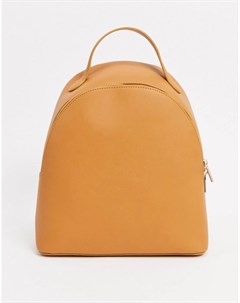 Темно оранжевый рюкзак закругленной формы Truffle Truffle collection