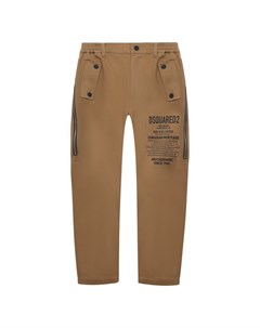 Хлопковые брюки карго Dsquared2