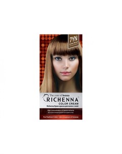 Крем краска для волос с хной 7YN Golden Blonde Richenna