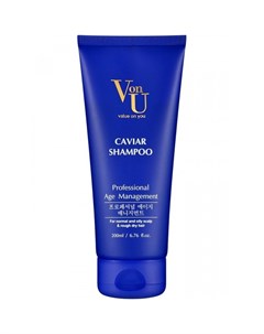 Шампунь для волос с икрой Caviar Shampoo 200 мл Von u