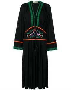 Платье с длинными рукавами и вышивкой Veronique branquinho