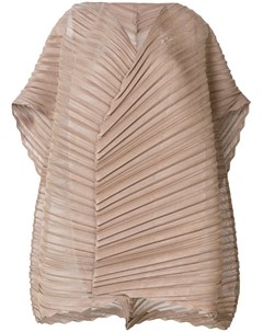 Расклешенная плиссированная блузка Issey miyake